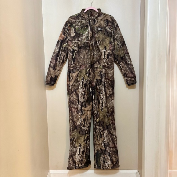 Field and Stream Camo Hunting Insulated Weatherproof Coveralls Youth Size XL - Picture 1 of 5